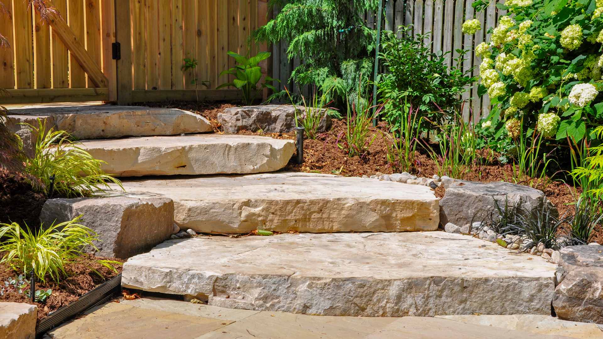 Outdoor steps installed for clients in Lansing, MI.