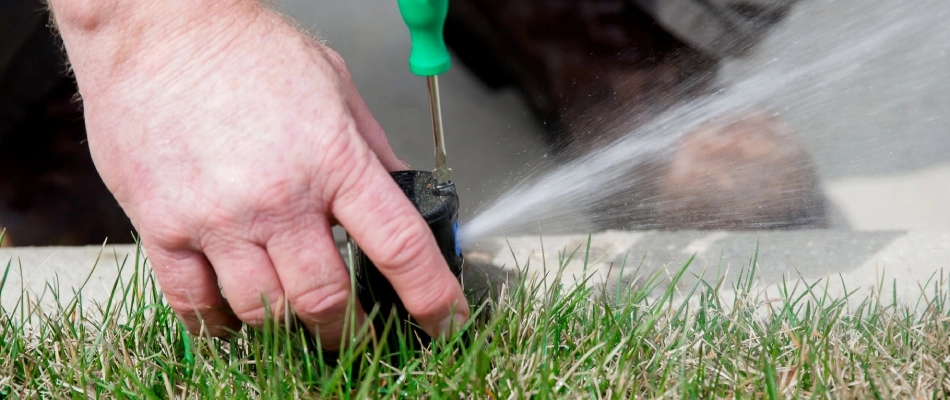 Irrigation repair done by professional in Lansing, MI.