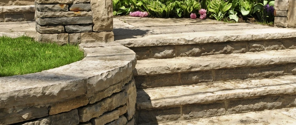 Outdoor steps installed for clients in East Lansing, MI.
